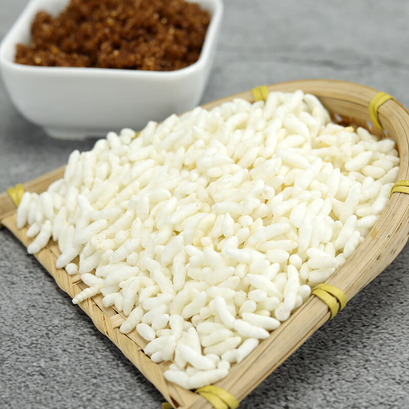 多莉小岛炒米湖北天门传统农家手工土特产沙炒糯米 2斤独享装