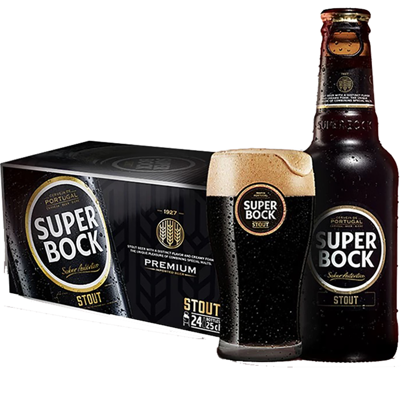 超级波克(superbock)黑啤250ml*24瓶 进口啤酒整箱装 葡萄牙原装 149