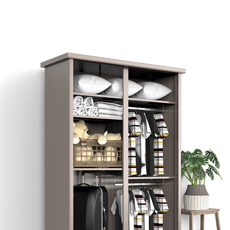 metalbrother 家用铁皮衣柜户外阳台储物柜带锁储存柜广东英语台湾