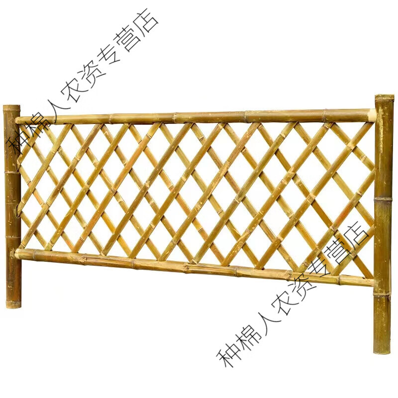 竹篱笆竹篱笆栅栏庭院围墙围鸡碳化日式草坪护栏菜园门花园竹子围
