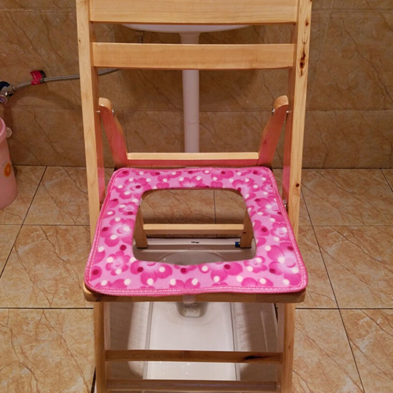 老人孕妇残疾人马桶坐便器折叠上厕所坐便凳家用 折叠加厚款 定制坐垫  防滑垫