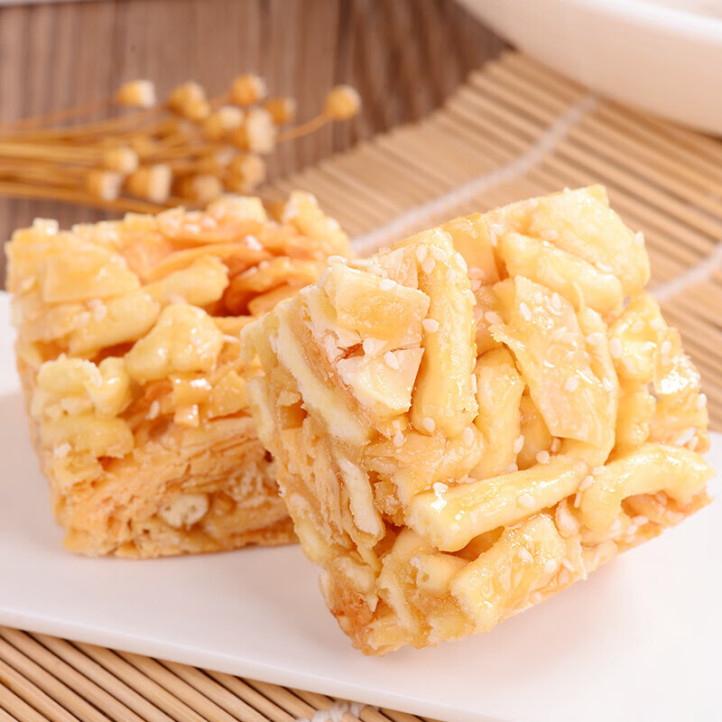 禾澹沙琪玛礼盒350g 云南大理特产乳扇糕 手工零食糕点乳其马