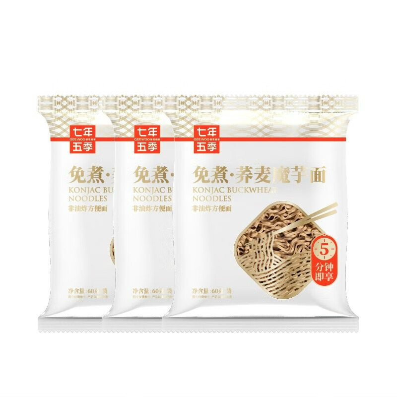 七年五季七年五季 免煮荞麦魔芋方便面 10袋