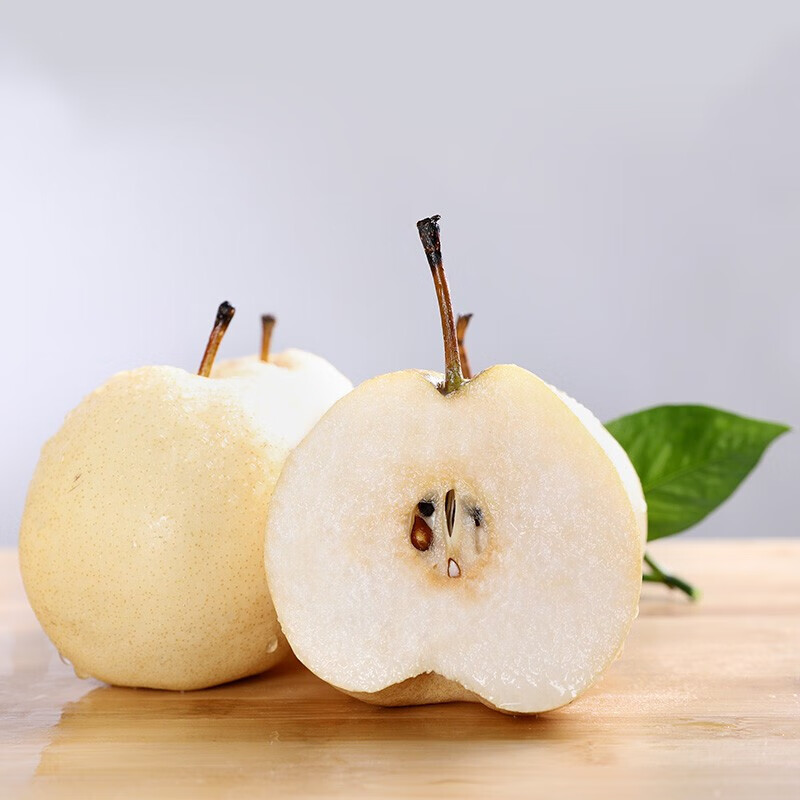 净重10斤 18-20粒 梨子 新鲜年货节礼盒 生鲜水果 天山雪梨7斤 单果