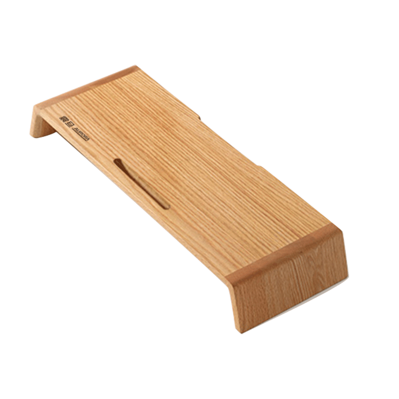 震旦 AURORA 电脑显示器增高架 橡木 电脑支架置物架 桌面加高键盘收纳 显示器底座托支架 原木色