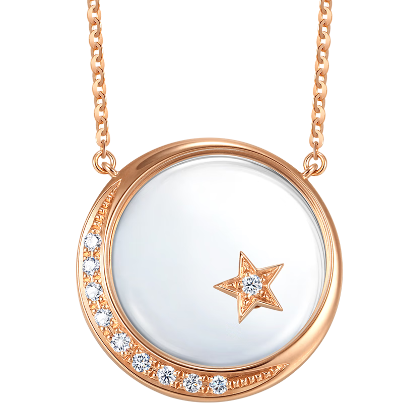 周生生K金项链：浪漫LoveDecode，价格稳中有降