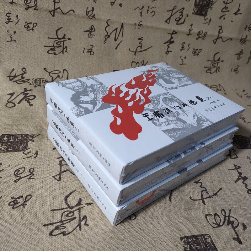 王怀骐作品选集 连环画小人书 全三册 32开大精装 河北美术出版社