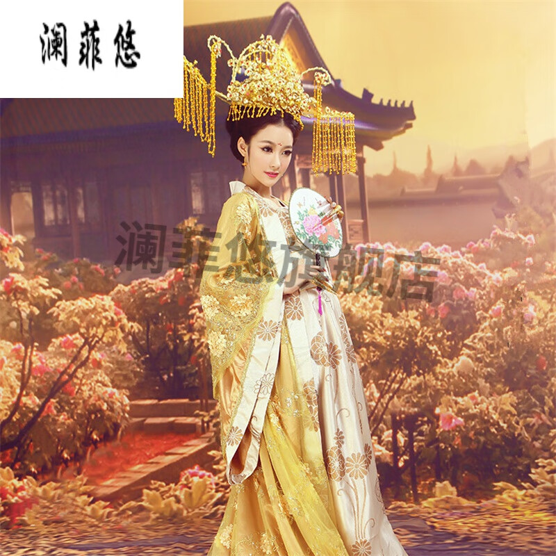 【唐朝皇后服装】武媚娘公主莺吟燕舞古装贵妃服装唐装汉服女皇后