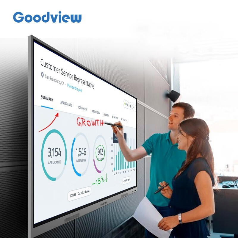 仙视 Goodview 智能书写笔 会议平板电视4K超高清智能电子白板教学触控触摸屏一体机专用笔