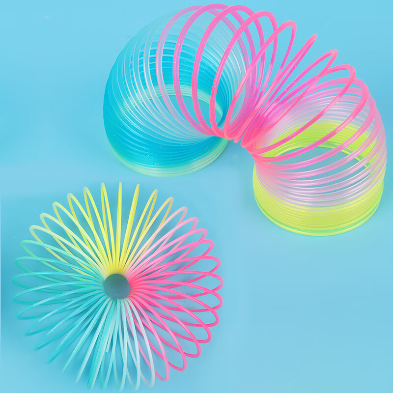 TaTanice魔力彩虹圈玩具儿童专业弹簧圈弹力拉环圈2个怀旧玩具生日礼物怎么样,好用不?