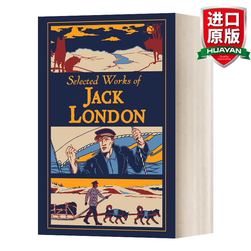 Selected Works of Jack London 英文原版 杰克伦敦选集 经典皮革精装 英文版 进口英语原版书籍