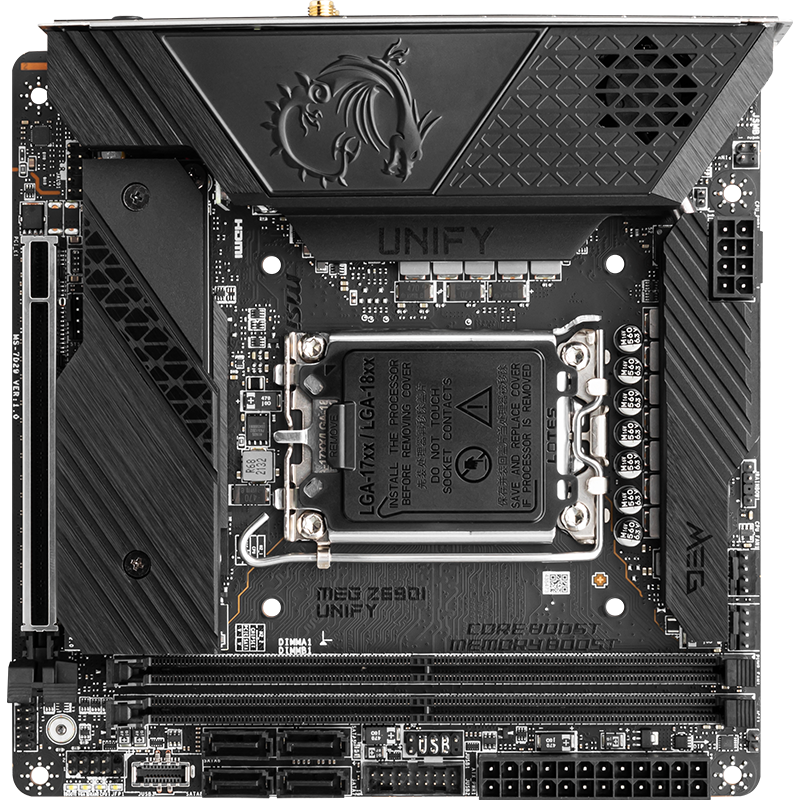 微星(MSI)MEG Z690I UNIFY暗影电脑主板+Intel 酷睿 i9-12900KF 板U套装/主板CPU套装