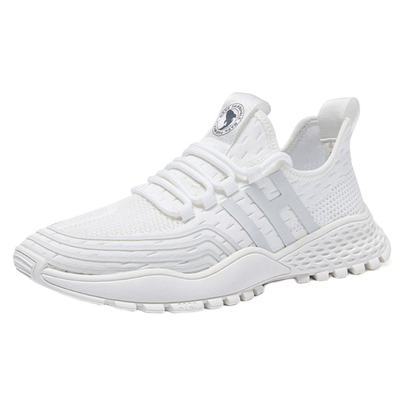 马克华菲男鞋夏季飞织鞋  新款网面透气椰子鞋休闲鞋   舒适软底不闷