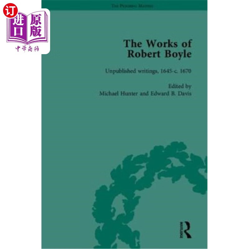 海外直订the works of robert boyle, part ii 罗伯特·波义耳作品第