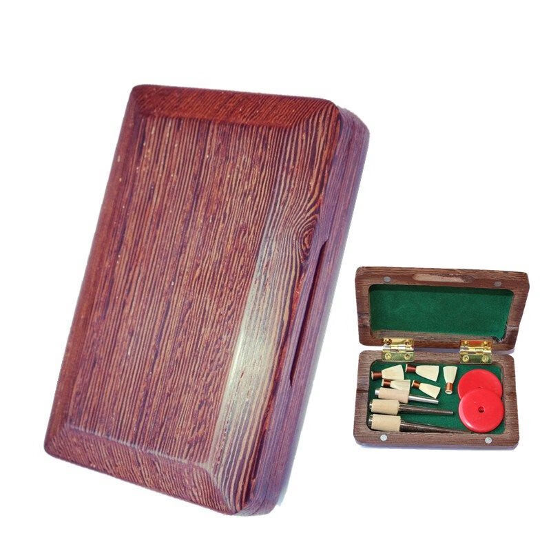 精美木质唢呐哨片盒/唢呐配件盒/唢呐哨子盒/笛膜盒/乐器配件盒 鸡翅