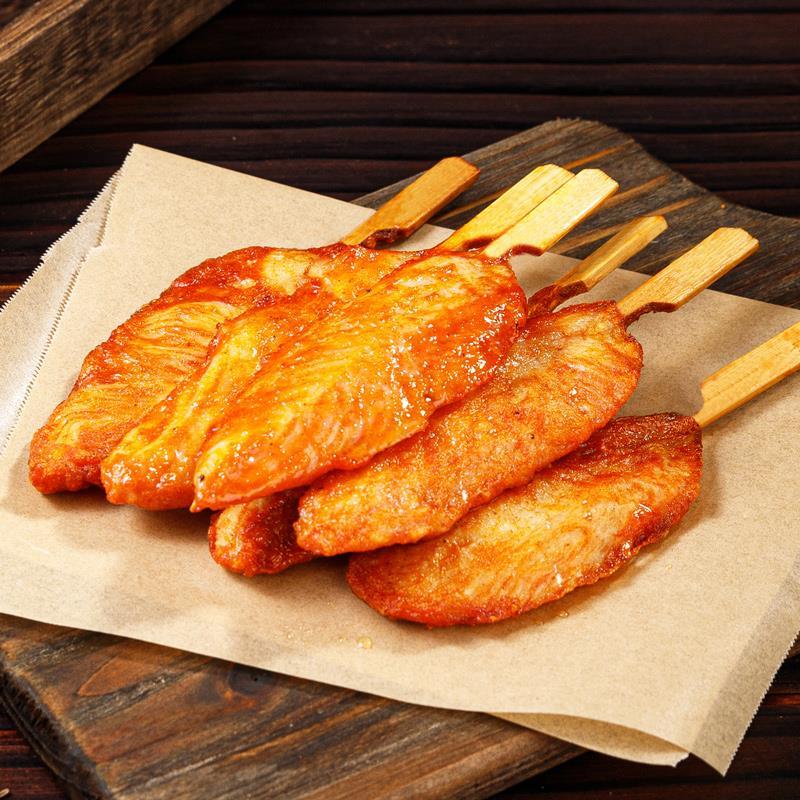 川香无骨鸡柳烧烤香辣超辣油炸小吃炸串食材里脊肉鸡块解馋小零食