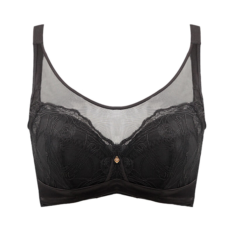 贝佳人新款薄款文胸 品牌大码内衣女软钢圈调整型聚拢文胸全罩杯胸罩