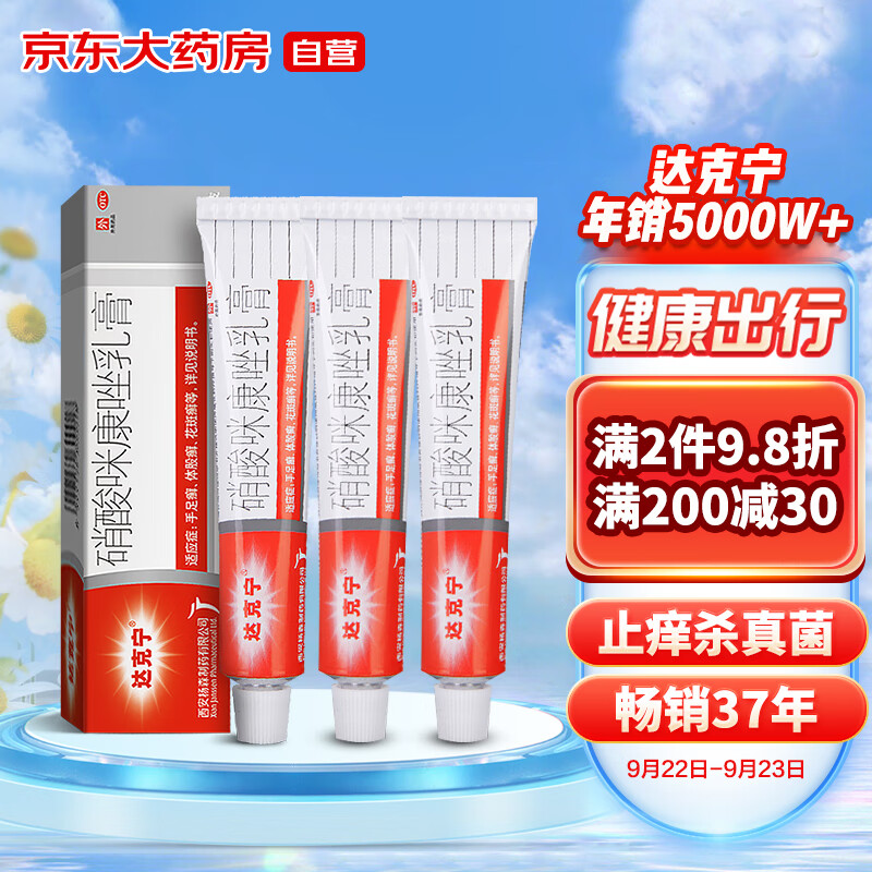 达克宁硝酸咪康唑乳膏价格走势及皮肤用药趋势分析