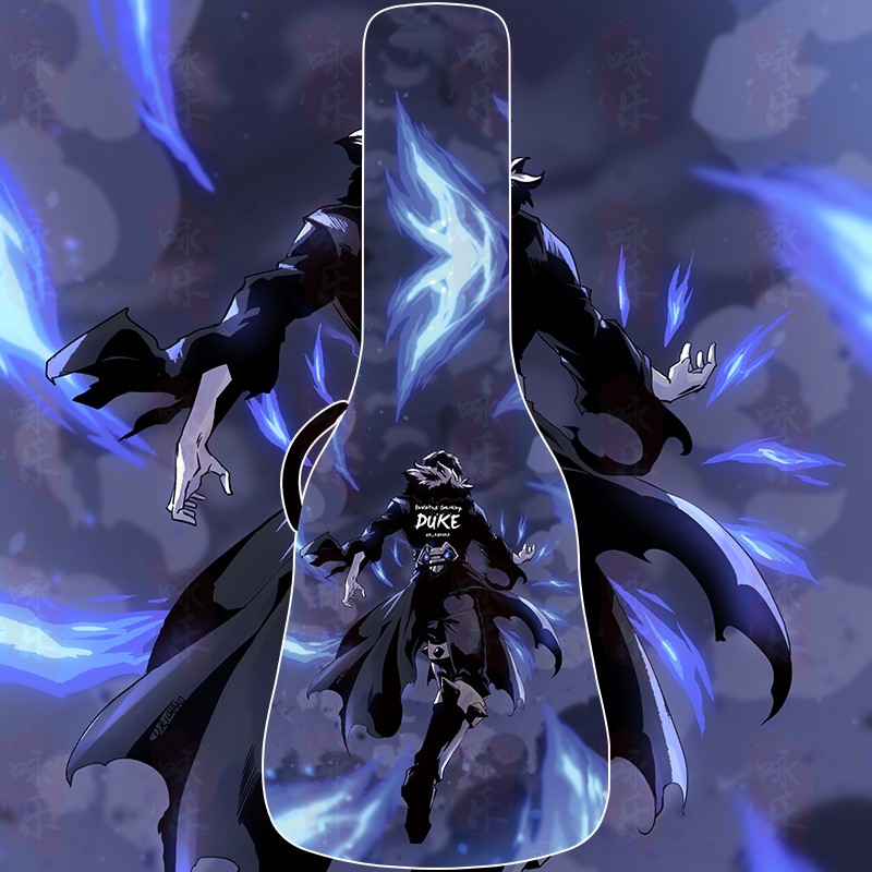 防震潮包古典民谣双肩背包男女韩版木吉他包定制款时尚潮款 ig-duke