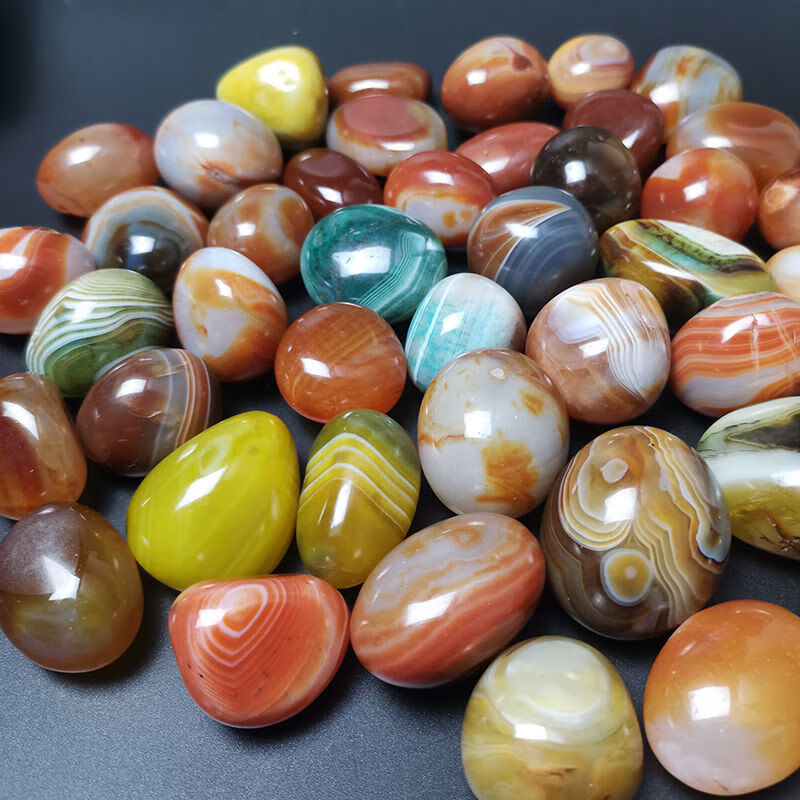 协洛南京雨花石原石天然鱼缸造景摆件石头多肉铺面石七彩玛瑙小彩碎石