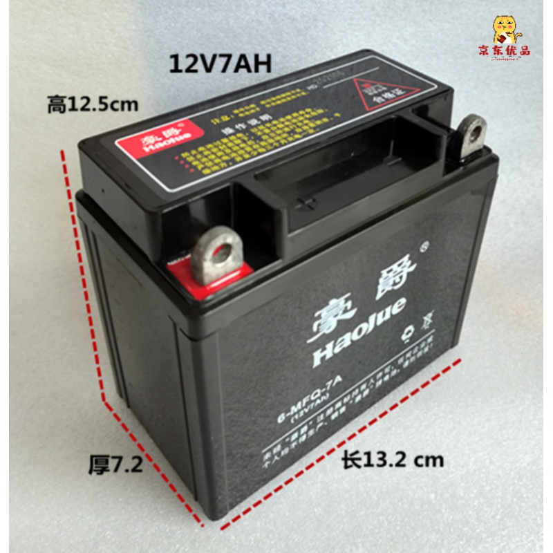 川巡(chuanxun)12v摩托车电瓶12v9a免维护干蓄电池125弯梁踏板车通用
