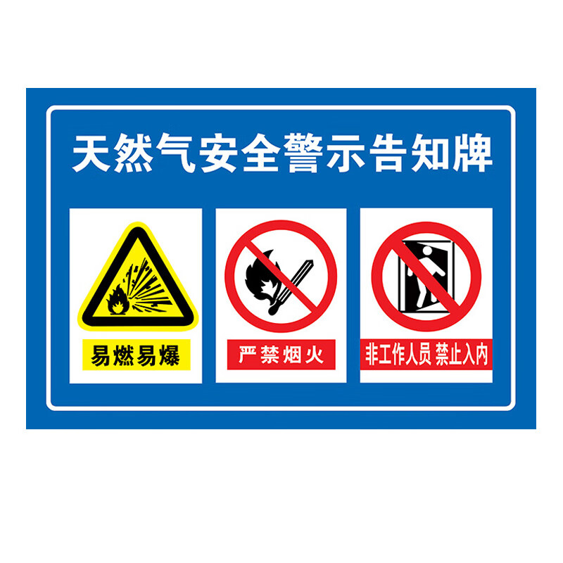 燃气警示标识图片