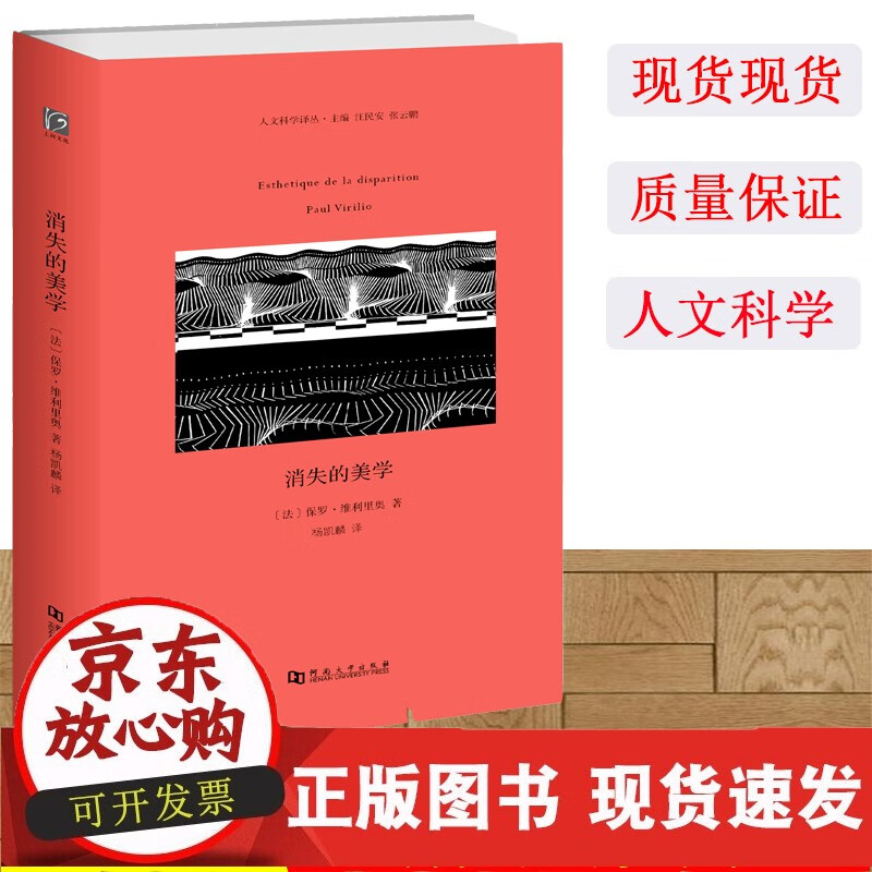正版现货 《消失的美学》在超速发展的社会里，“消失”是一种要的生存技能。河南大学出版社