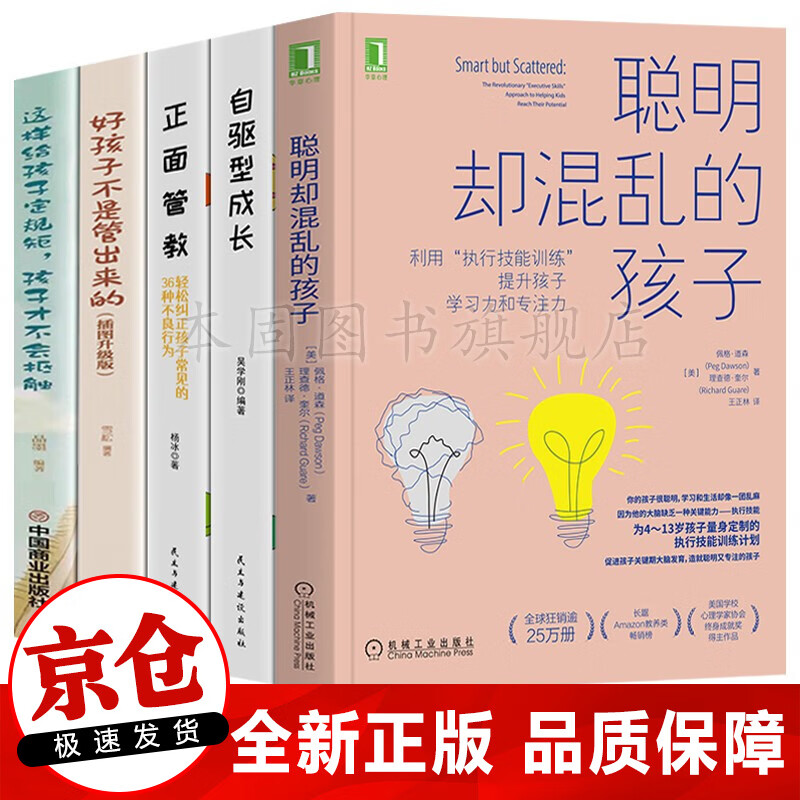 正版 聪明却又混乱的孩子 佩格道森育儿书籍家庭教育类书籍 全5册科学养育孩子套装