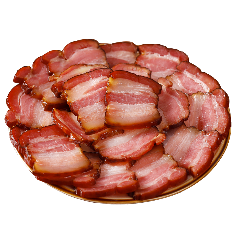 楊大爺四川五花臘肉后腿臘肉柴火煙熏臘味成都特產(chǎn)風(fēng)味特產(chǎn)烹飪食用 五花臘肉5斤