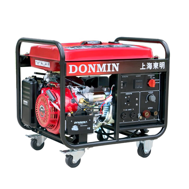 东明 DONMIN 100-210A5千瓦发电电焊一体机组 单相230V含电瓶电启动SH210D-1（含附件）