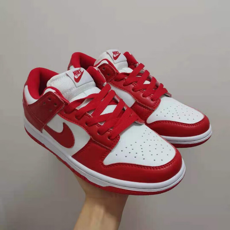 gioio新款王一博同款dunk low白红低帮情侣学生休闲运动滑板鞋 sb白红