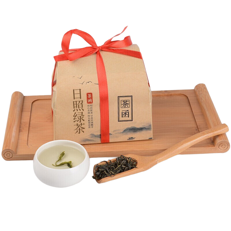 茶函日照綠茶2025新茶濃香高山云霧山東手工炒青200g過(guò)節(jié)送禮日照茶葉
