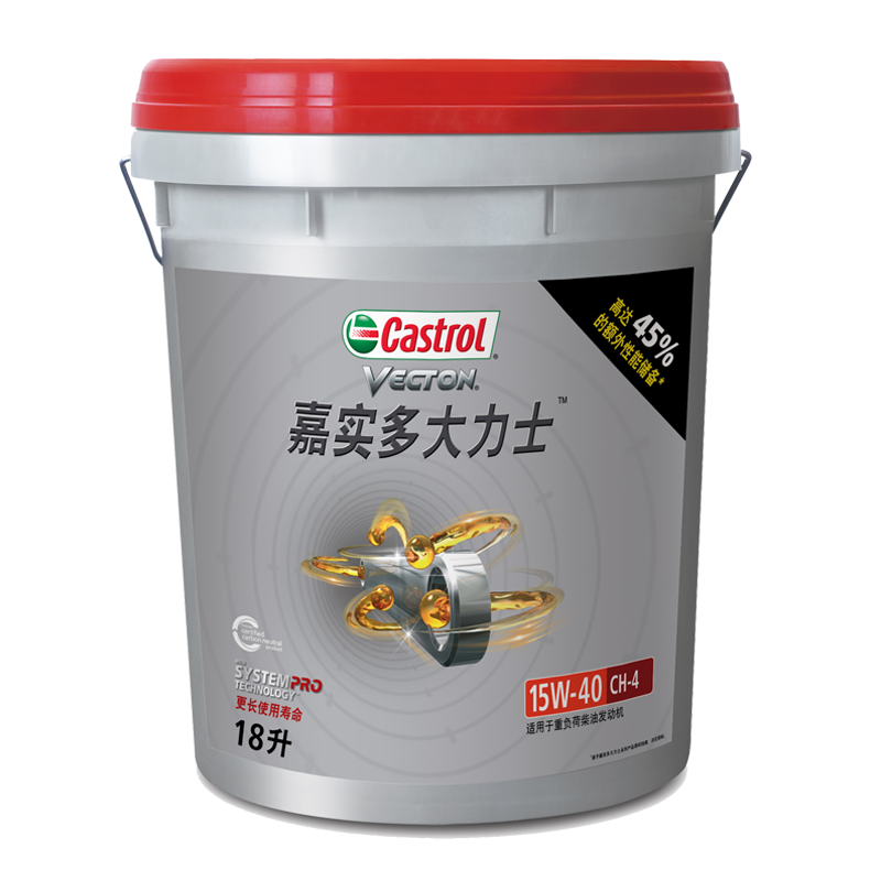 ��ʵ�ࣨCastrol�����ʹ���ʿ��ƷCH-4�����ܲ����3�������ʹ������ CH-4��15W-40 18L