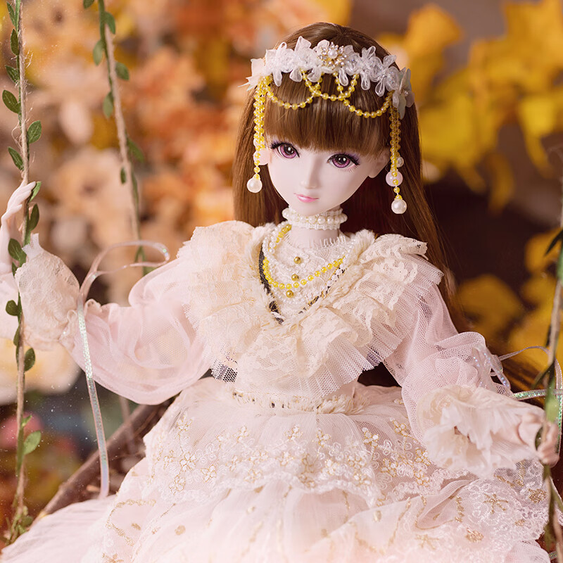 wesipi娃娃60厘米知秋洋娃娃衣服女孩仿真玩具公主裙女生礼物 知秋(1