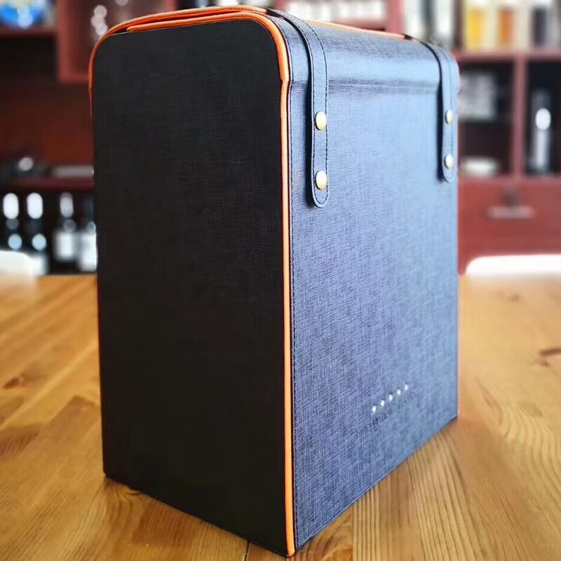 维诺卡夫红酒皮盒端午中秋新年送礼红酒礼盒包装盒空盒 六支装(不含酒