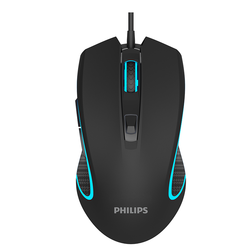 飞利浦(philips) 鼠标spk9413有线办公商务家用笔记本台式电脑鼠标