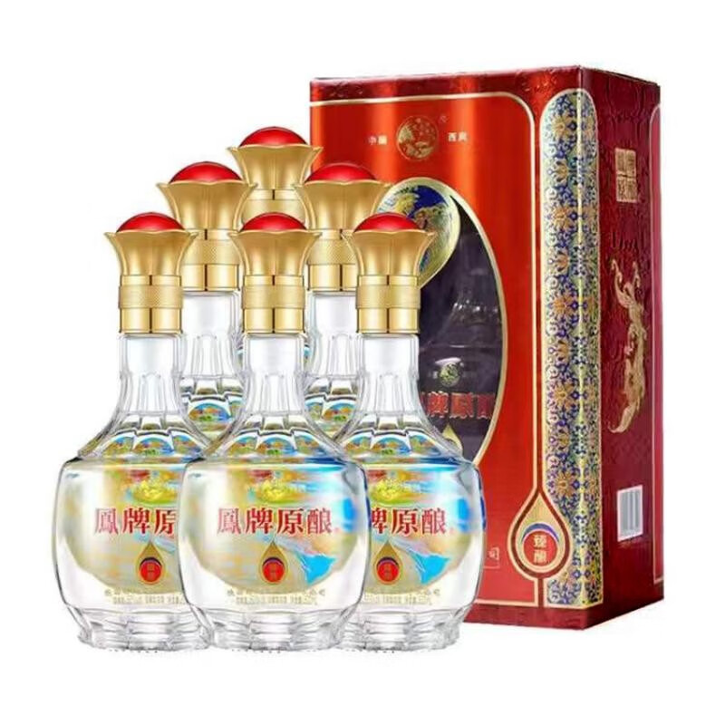 西凤酒 凤牌原酿 臻酿 50度 浓香型 高度白酒 臻酿整箱(500mlx6)