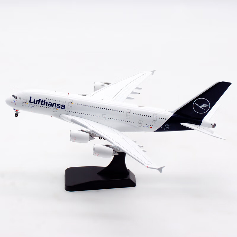 猎瑞空客a380 1:400飞机模型合金汉莎航空 d-aimc 新涂装仿真摆件 轻