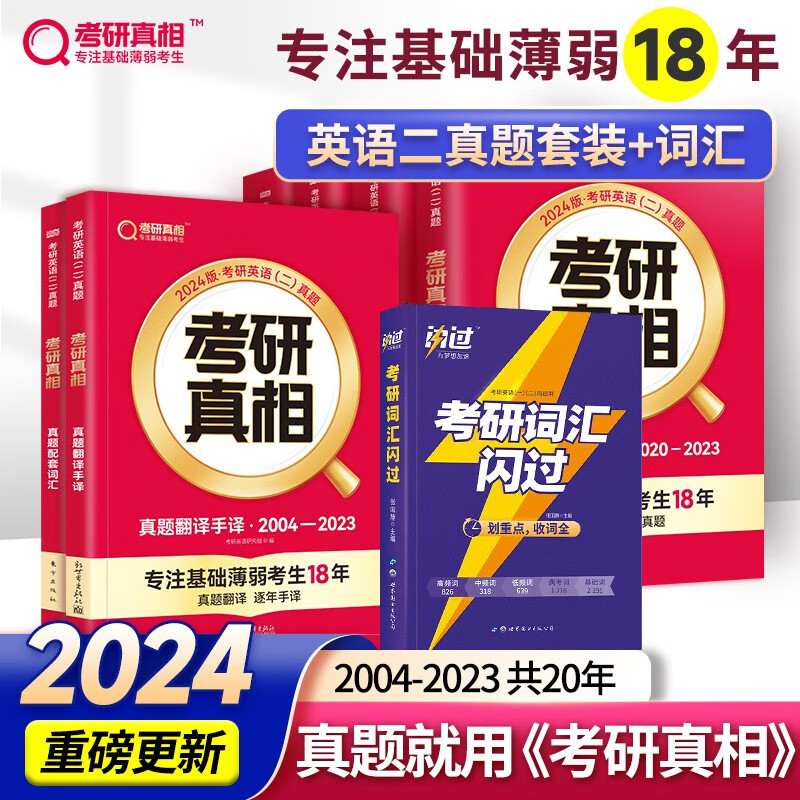 官方现货【赠16样】考研词汇闪过2025