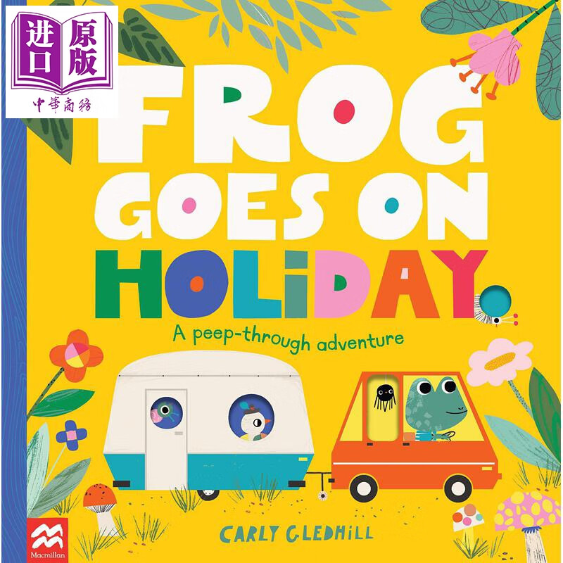frog goes on holiday 小青蛙的假期 英文原版 进口图书 低幼儿童绘本