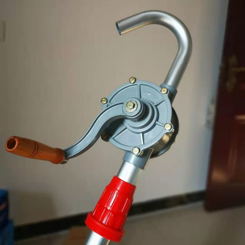 浣风 手摇油泵加油器手动油抽子抽油器抽机油吸油器铝合金抽油管加油