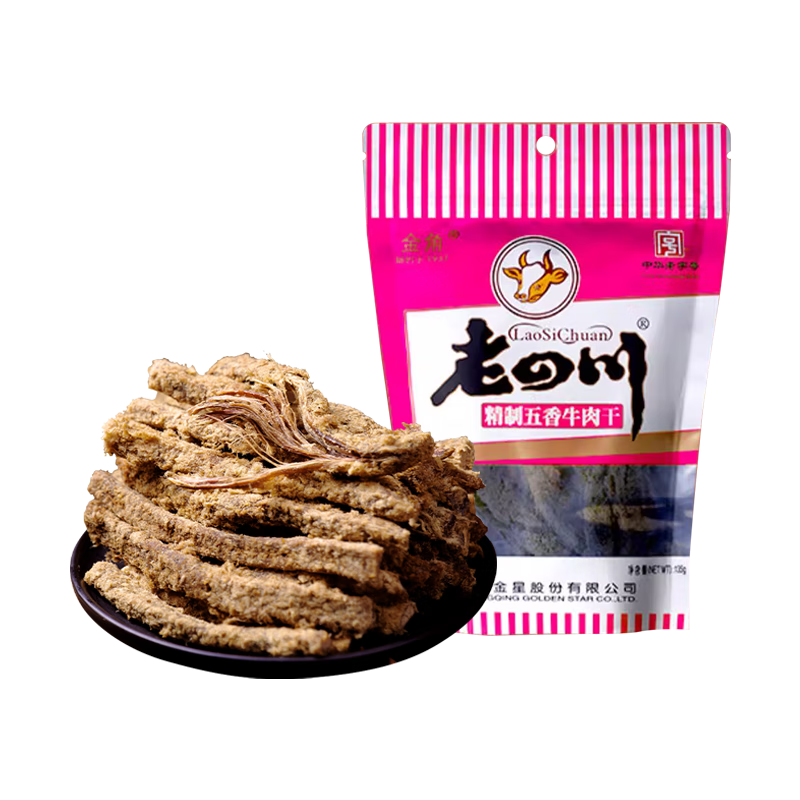 老四川金角精制五香牛肉干价格走势及评测推荐|怎么查京东肉干肉脯全网最低时候价格