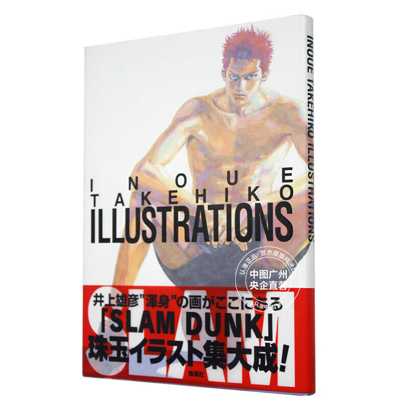【中图日文】灌篮高手原画集 日文原版 INOUE TAKEHIKO ILLUSTRATIONS 男儿当入樽 篮球动漫周边