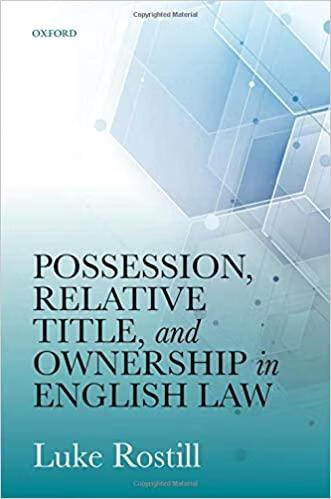 预订possession, relative title, and ownership in english law