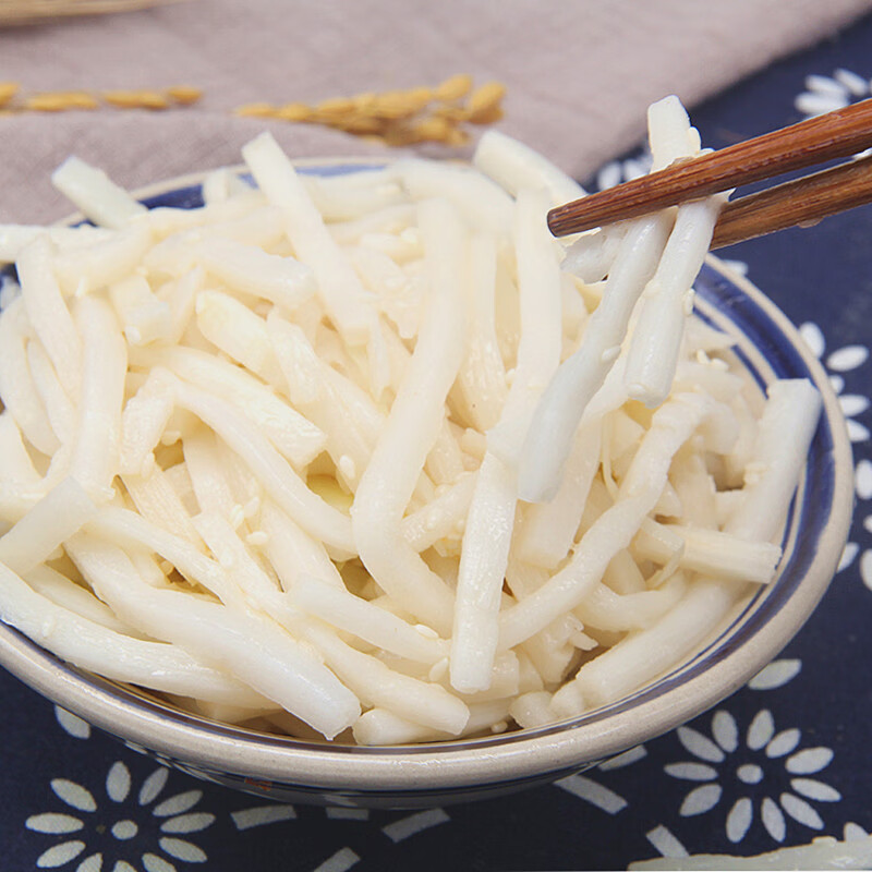 宜享健康冰糖玉笋整箱十斤低少盐北味笋丝白不辣微甜香脆下饭菜小咸菜