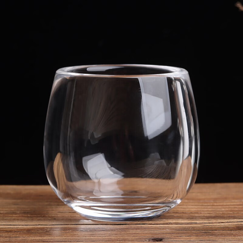 杯主人杯单杯纯手工天然原石打磨大号水晶茶杯品茗杯水 150毫升左右