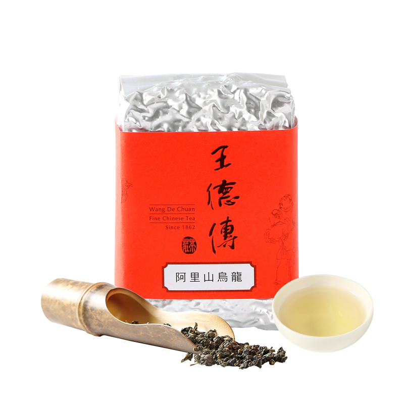 王德传茶庄 WANG DE CHUAN阿里山乌龙茶 台湾原装进口 高山乌龙茶 袋装 150g*1袋
