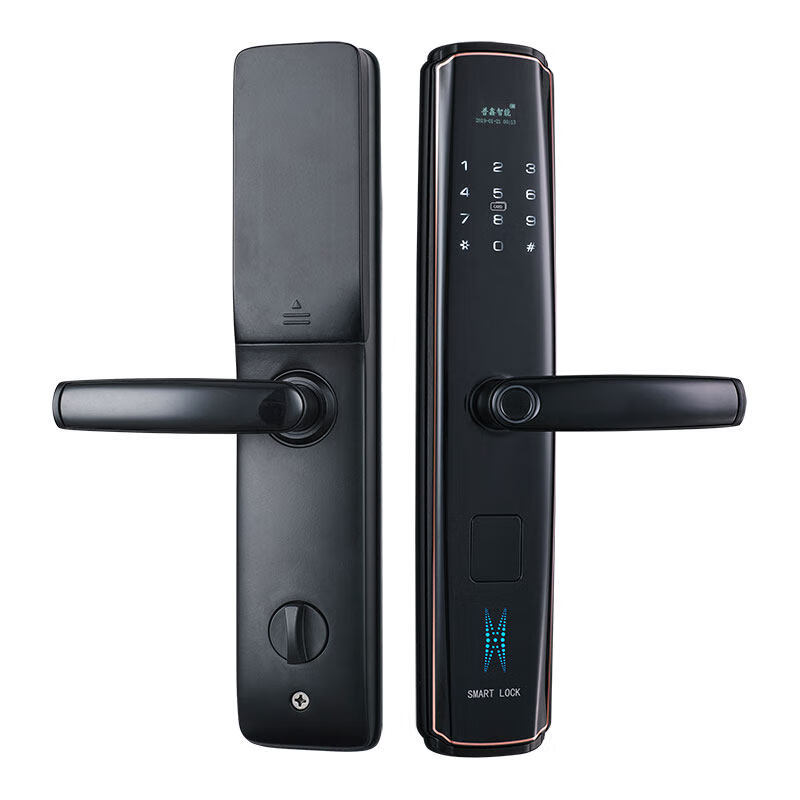 山头林村老式铁门智能锁门指纹普通门防盗门改自碰门牛头不锈钢 【a2