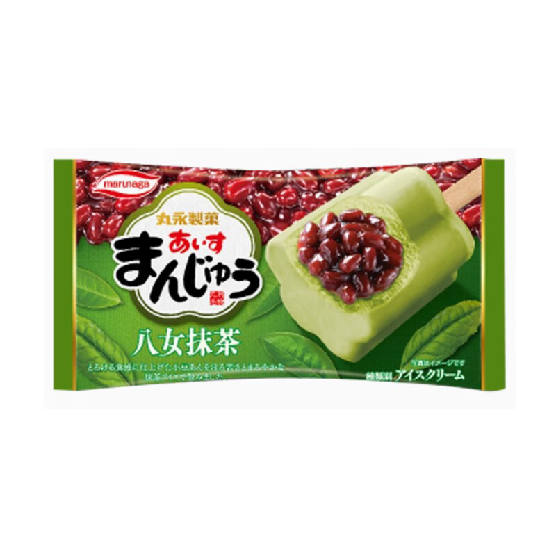 森永日本进口丸永红豆大头雪糕夹心冰淇淋香草栗子抹茶冰激凌冷饮新品