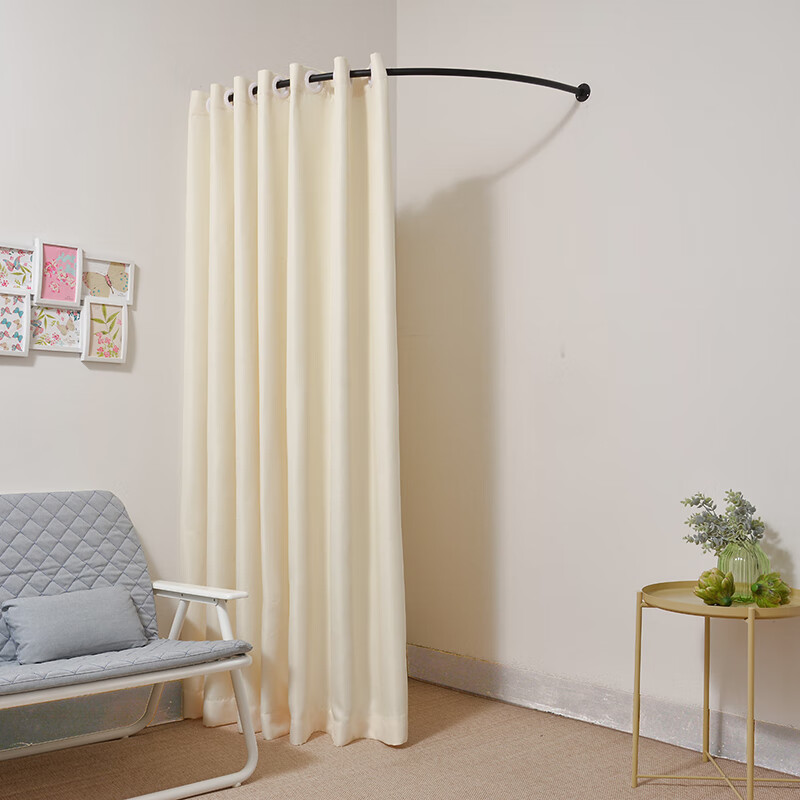 试衣间门帘窗帘简约服装店更衣室换衣间拉帘隔断帘简易定做布艺 米